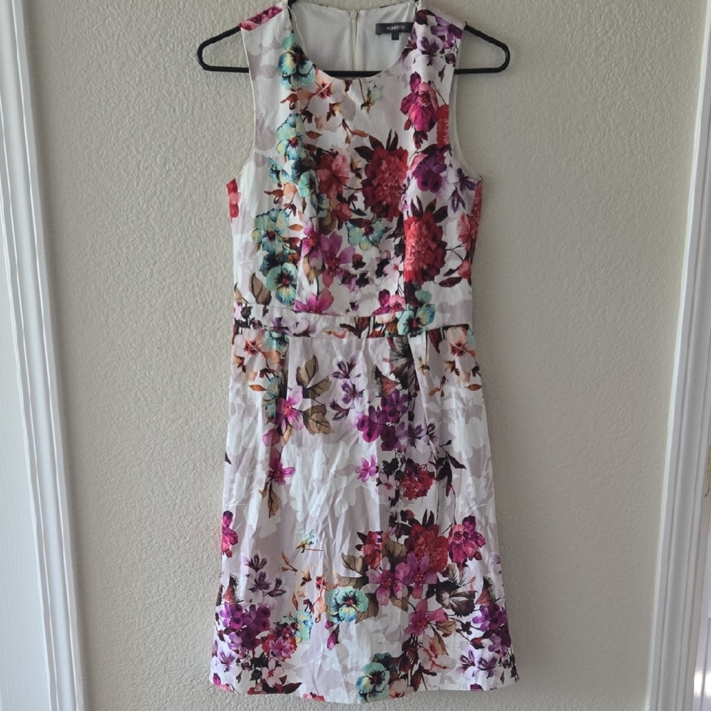 Floral Sleeveless Midi Dress
